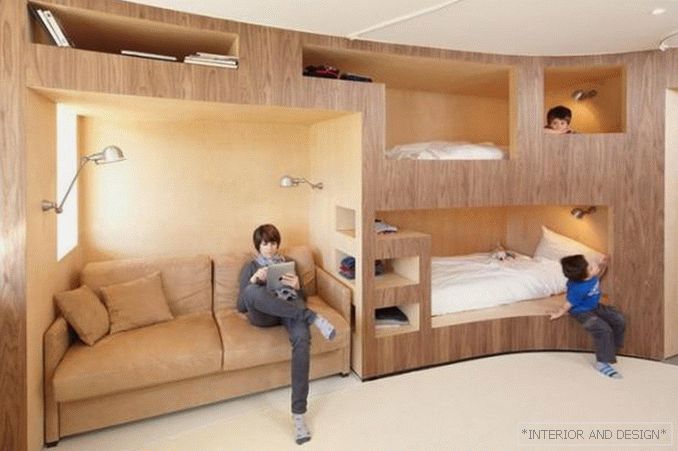 dizajn jednosobnog apartmana za porodicu sa djetetom 1