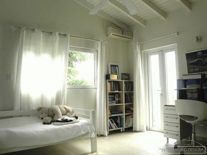 Spavaća soba sa odvojenim balkonom ili lođom - slika 1