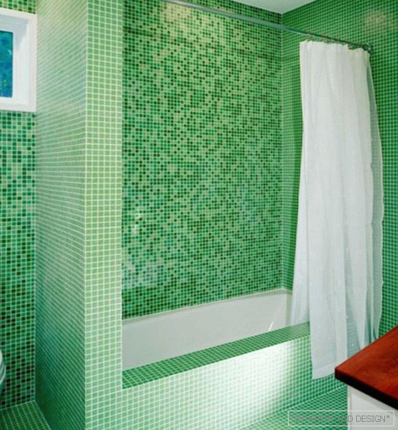 Pločica zelena u unutrašnjosti kupatila - 3