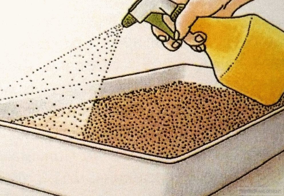 Prskanje posejane sjemenke