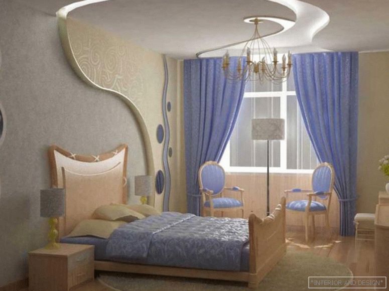 Gipsani plafon za spavaću sobu 12-14 m 3
