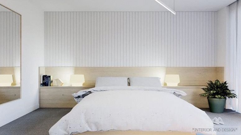 Zavese za spavaću sobu u stilu minimalizma 1