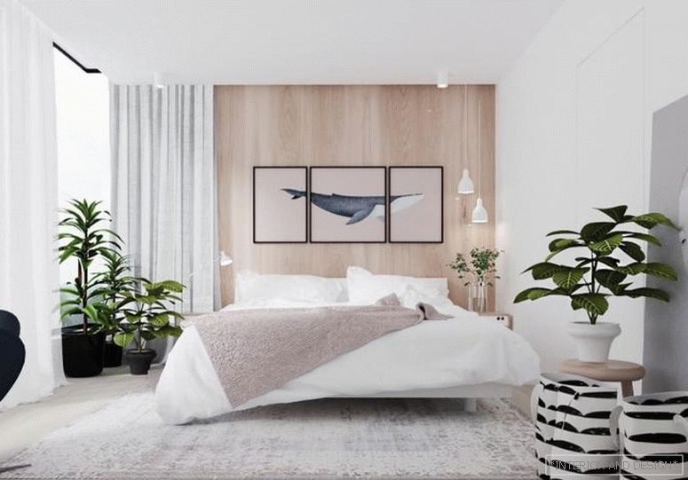 Zavese za spavaću sobu u stilu minimalizma 2